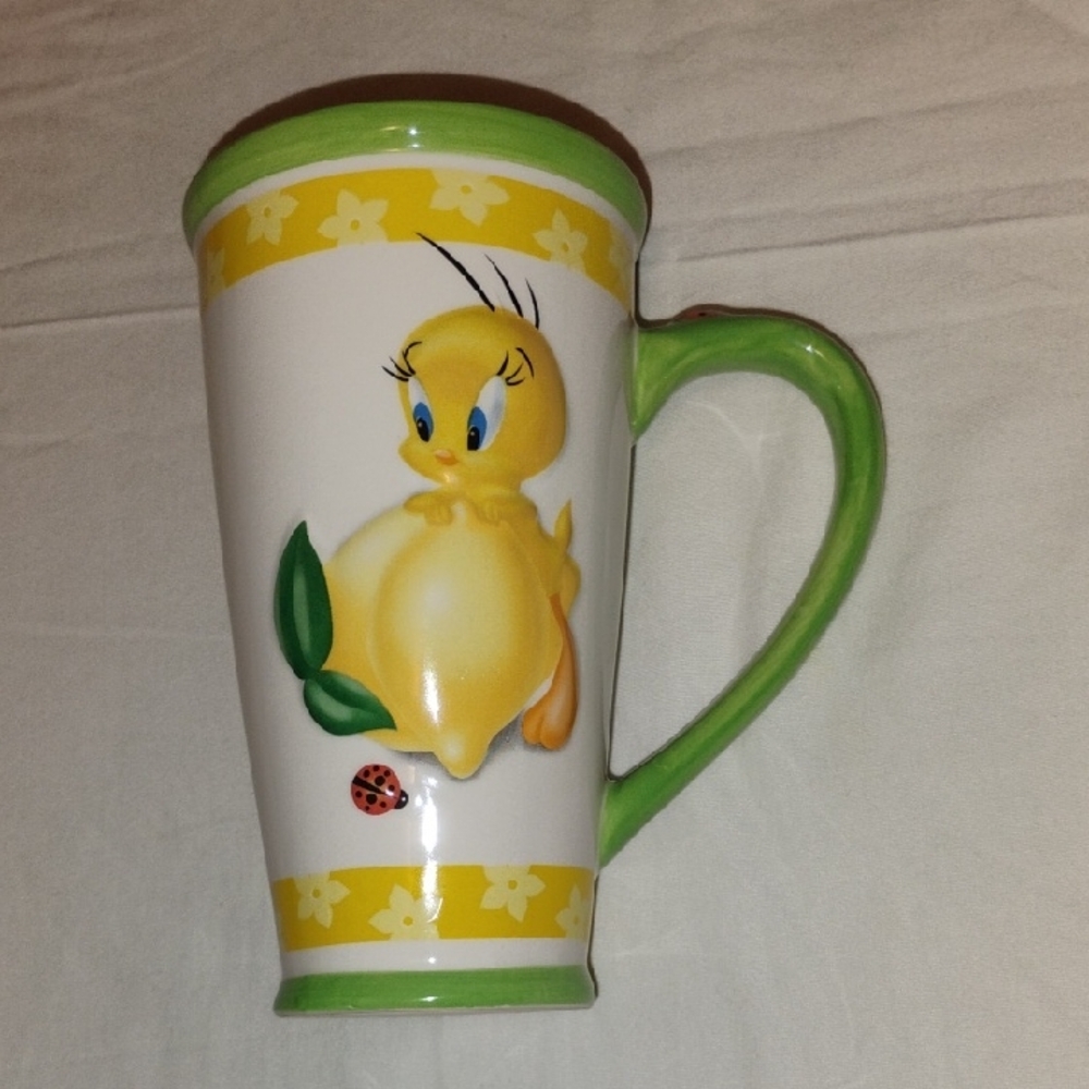 Tweety Bird Mug with Green Handle